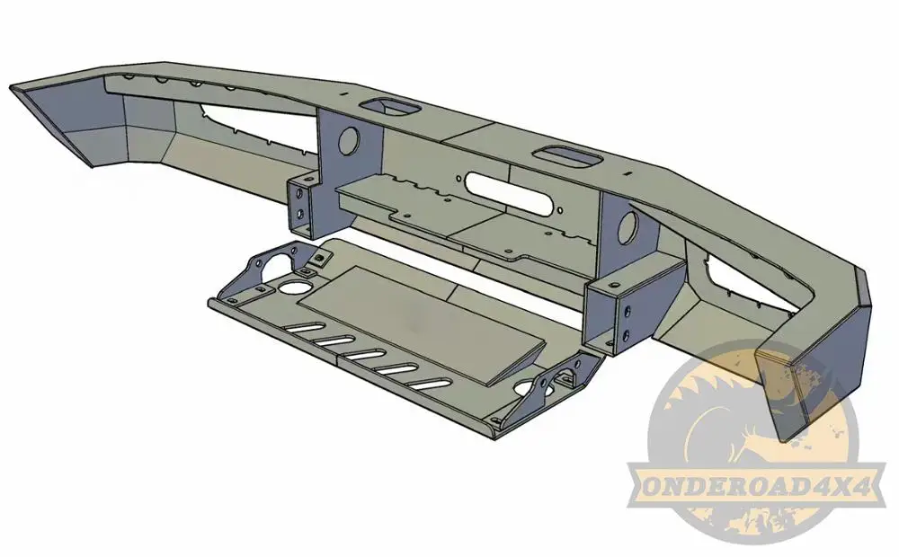 Parachoques todoterreno acero Land Cruiser 150 2007+ - imagen 2