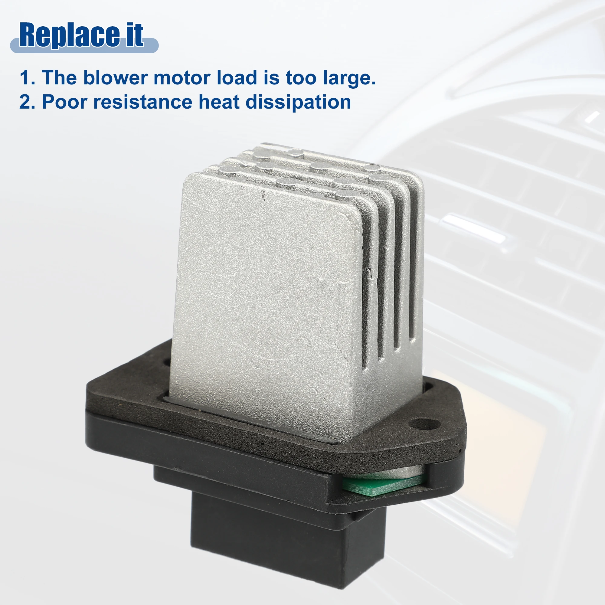 X Autohaux calentador de resistencia de Motor de ventilador HVAC de coche para GM para Chevrolet para Optra para Lacetti para SUZUKI Forenza 2004-2007 9620745 - imagen 4