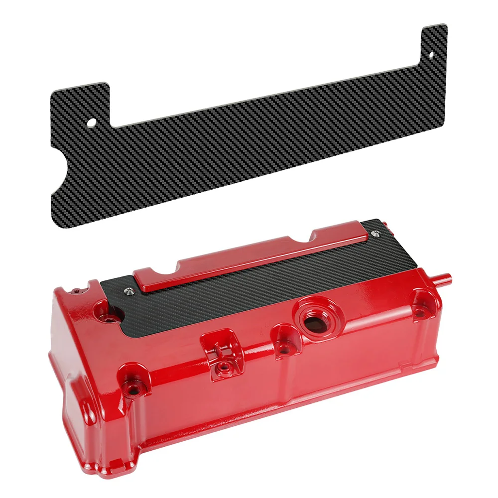 BEVINSEE Tapa de válvulas fibra de carbono Honda Civic K20 K24