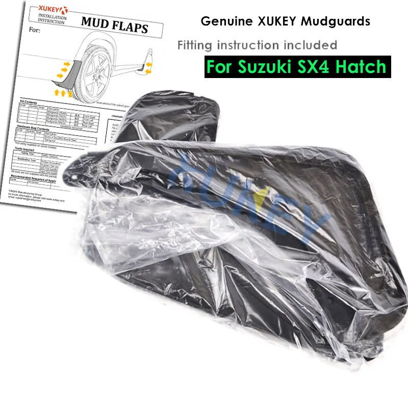 Faldillas guardabarros traseras para Suzuki SX4 Hatch 2007-2013 - imagen 5