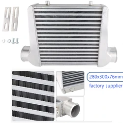 Aeroflow AF90-1002BLK Intercooler negro 280 x 300 x 76 mm