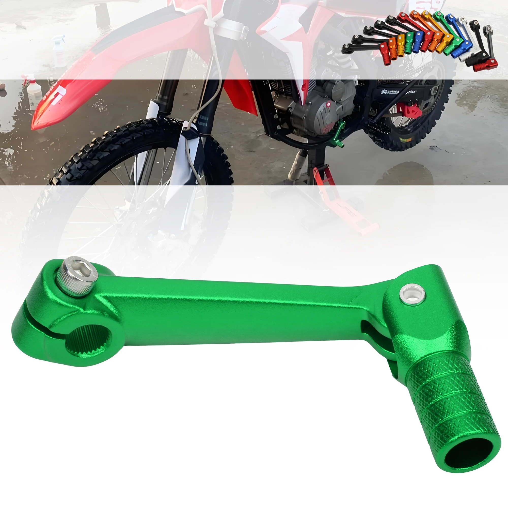 Palanca de cambio antideslizante en aluminio para ATV Dirt Bike - imagen 5