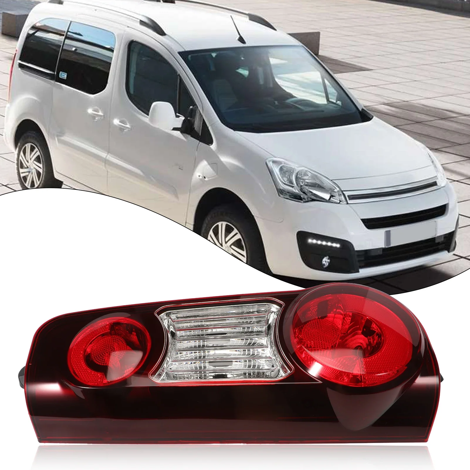 Par de pilotos traseros para Citroen Berlingo B9 9677205580-9677205480 - imagen 5