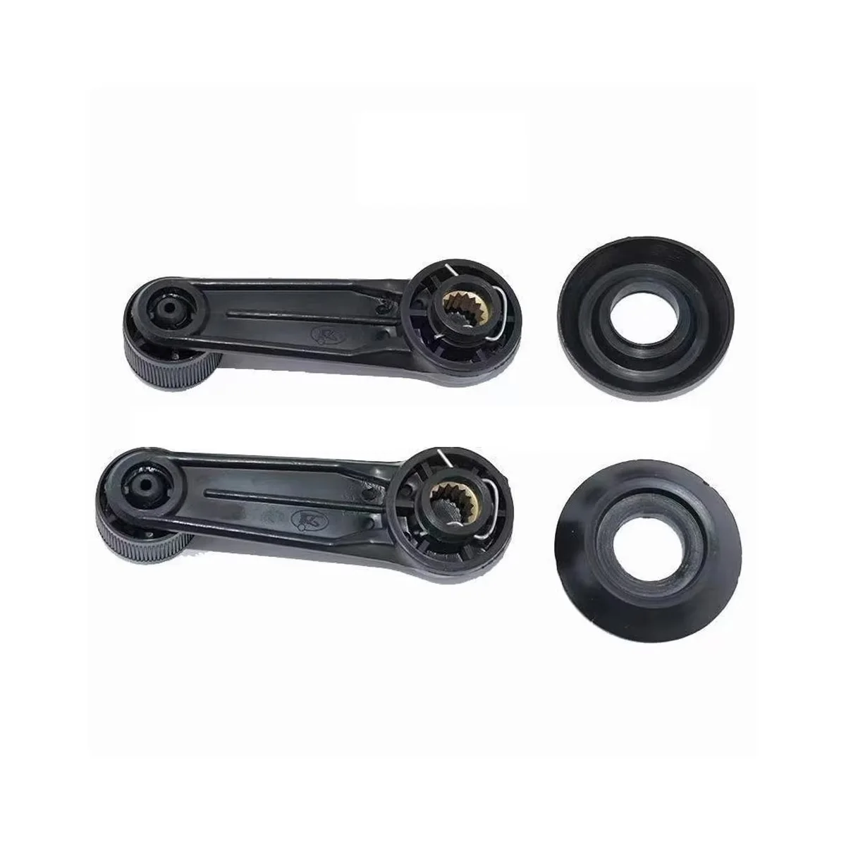 Manija de ventana de coche de alta calidad, biela de ventana de manija de coche, reemplaza la manija, bobina de manivela, accesorios de manija de vidrio de ventana ABS - imagen 5