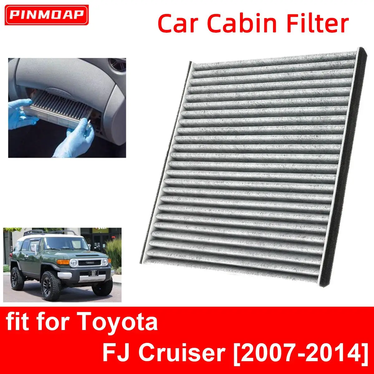 Filtro de habitáculo Toyota FJ Cruiser 2007-2014 carbon activo