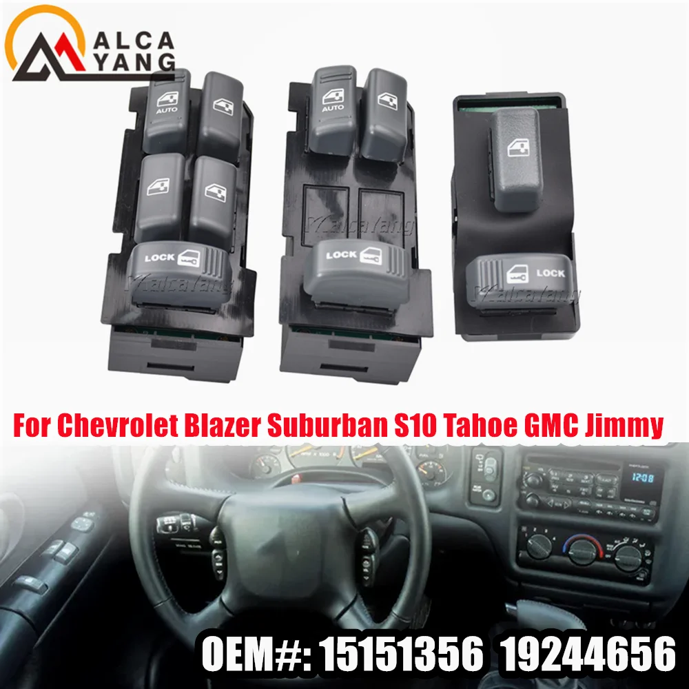 15151362/15151356 Interruptor elevalunas Chevrolet GMC Isuzu Hombre - imagen 2
