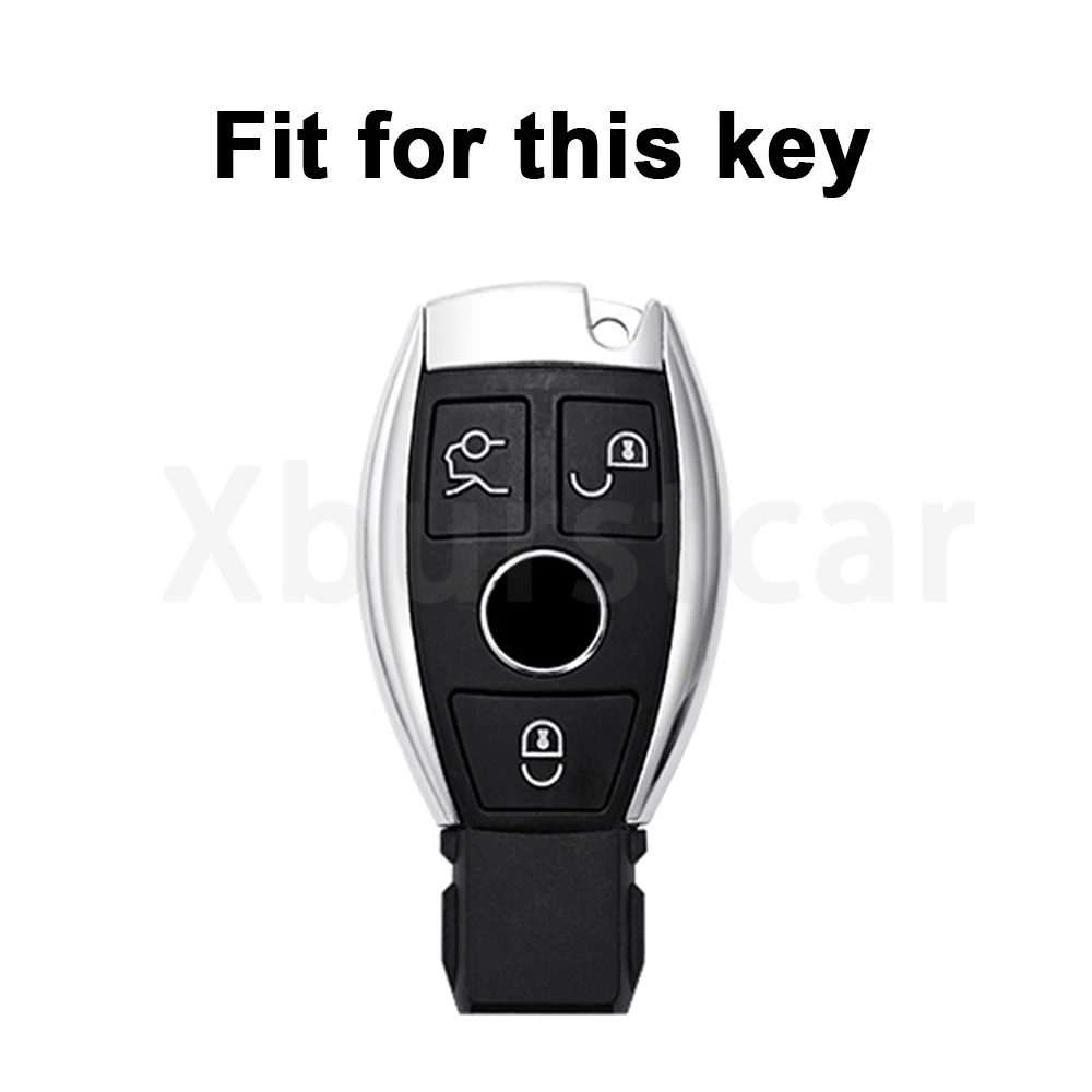 Leather TPU Shell Fob Car Key Case Cover