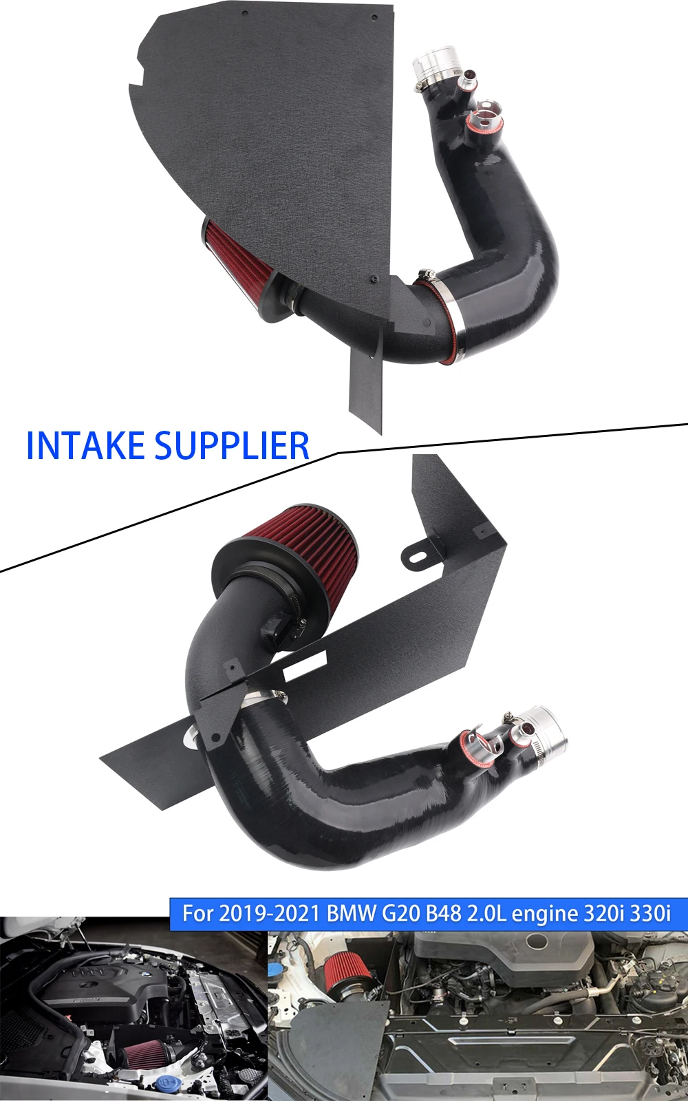 Tubo de aluminio y conector de fibra de carbono