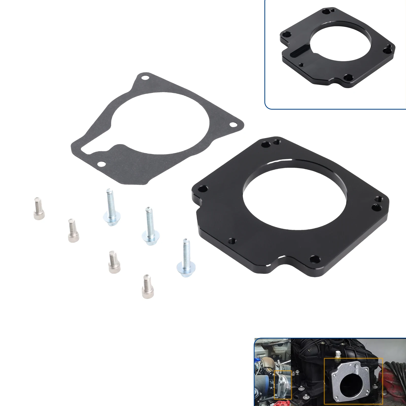 Adaptador acelerador por cable LS3 para colector admisión LS1 - imagen 2