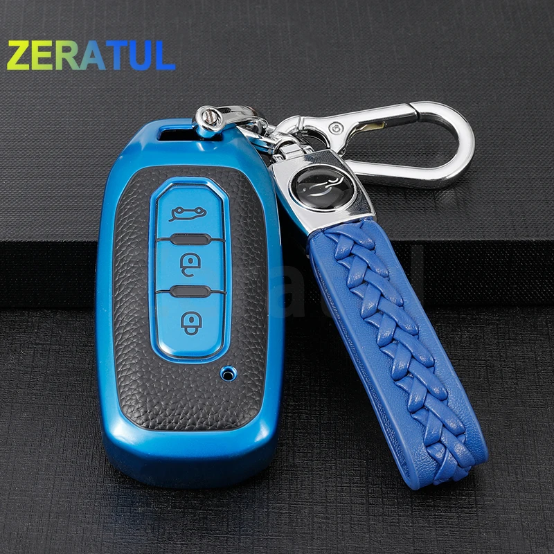 Funda para llave de coche Ford Territory EV 2020 cuero TPU