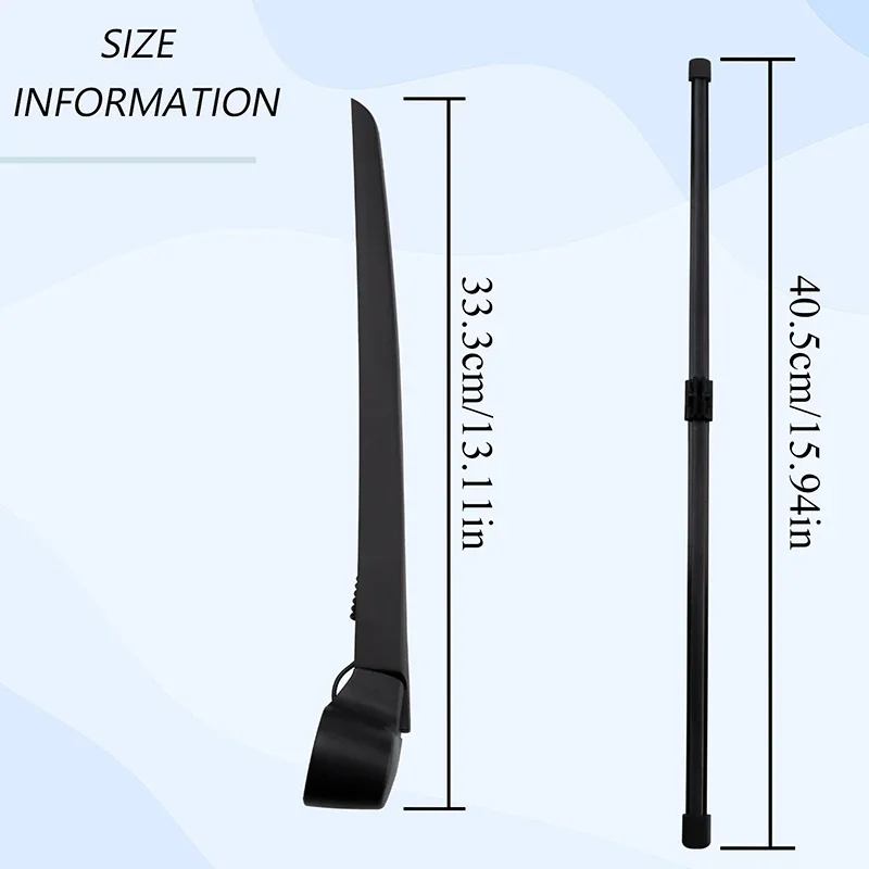Brazo limpiaparabrisas trasero con escobilla Audi A4 B8 2008-2013 - imagen 5