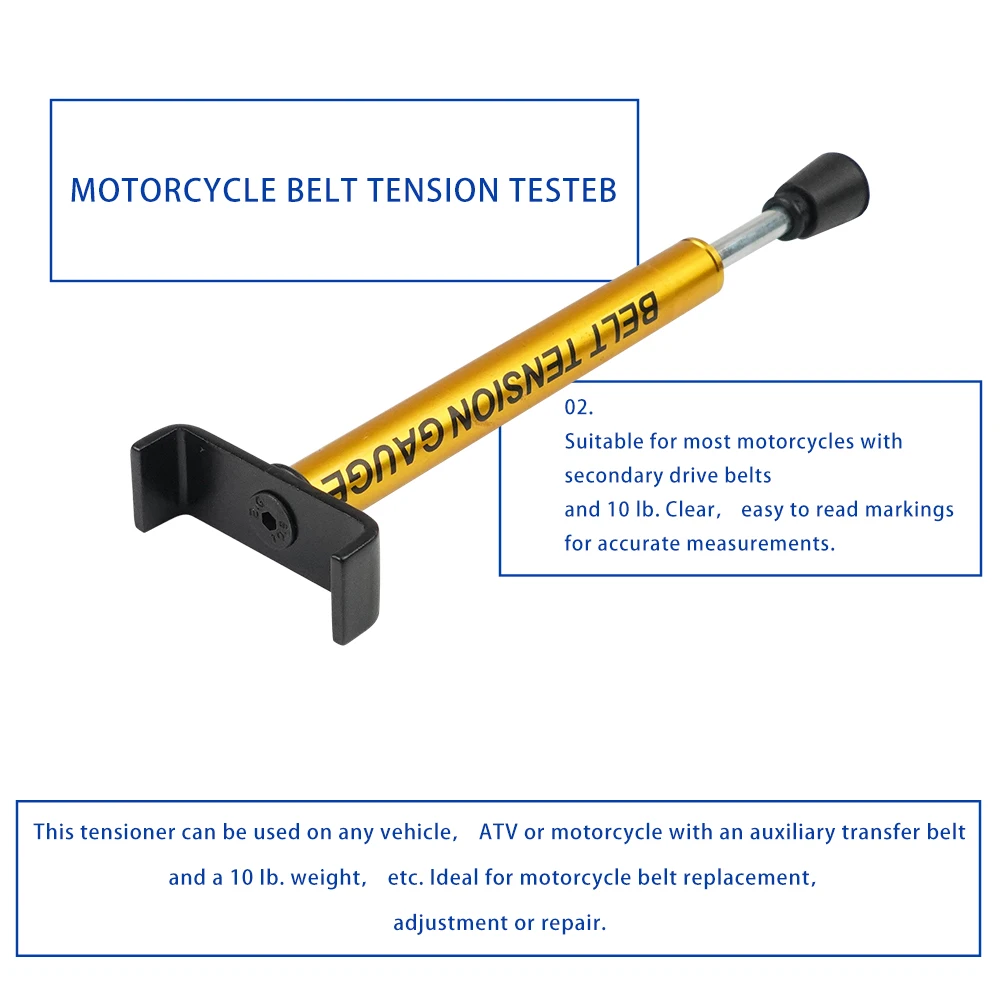 Tensor de correa ajustable en L para coche y moto - imagen 5