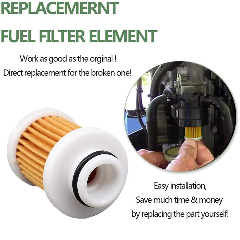 Filtro de combustible Yamaha 6D8-WS24A-00 para fueraborda F50-F115 - imagen 3