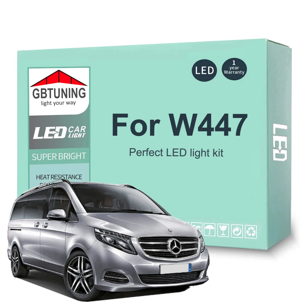 Kit de bombillas LED para interior CANbus Mercedes-Benz Clase V W447