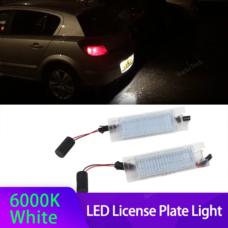 Luz LED matrícula Canbus para Opel Vectra C, Astra J/H y Zafira B