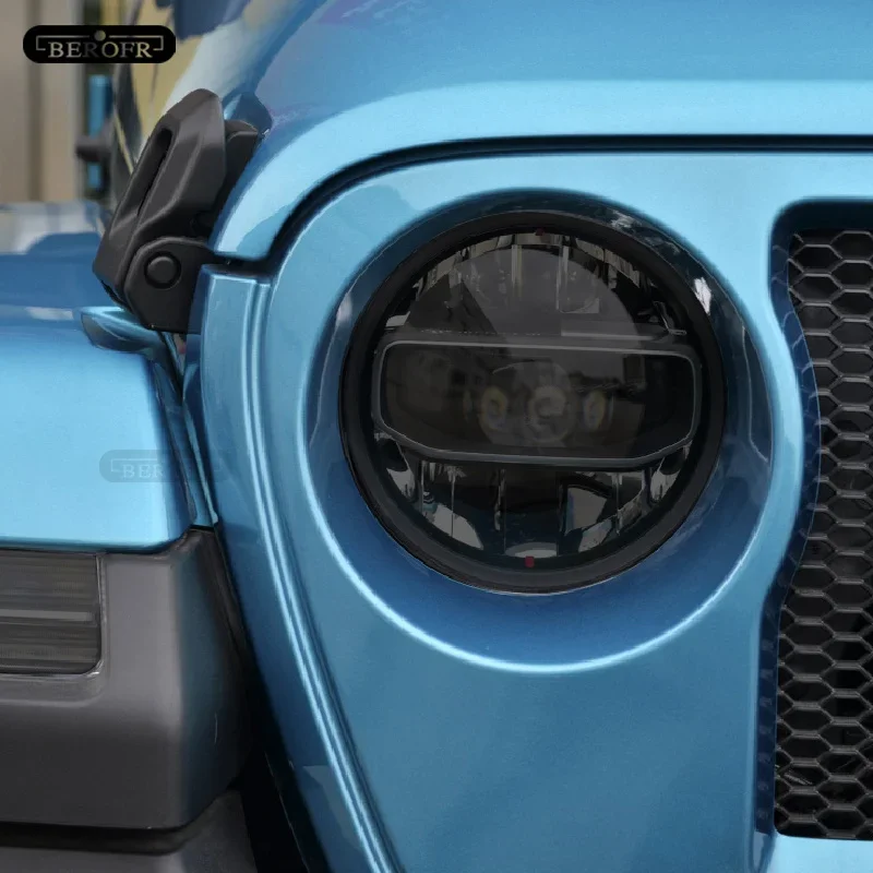 Película faros TPU negro humo – Jeep Wrangler JL 2019-2020 - imagen 2