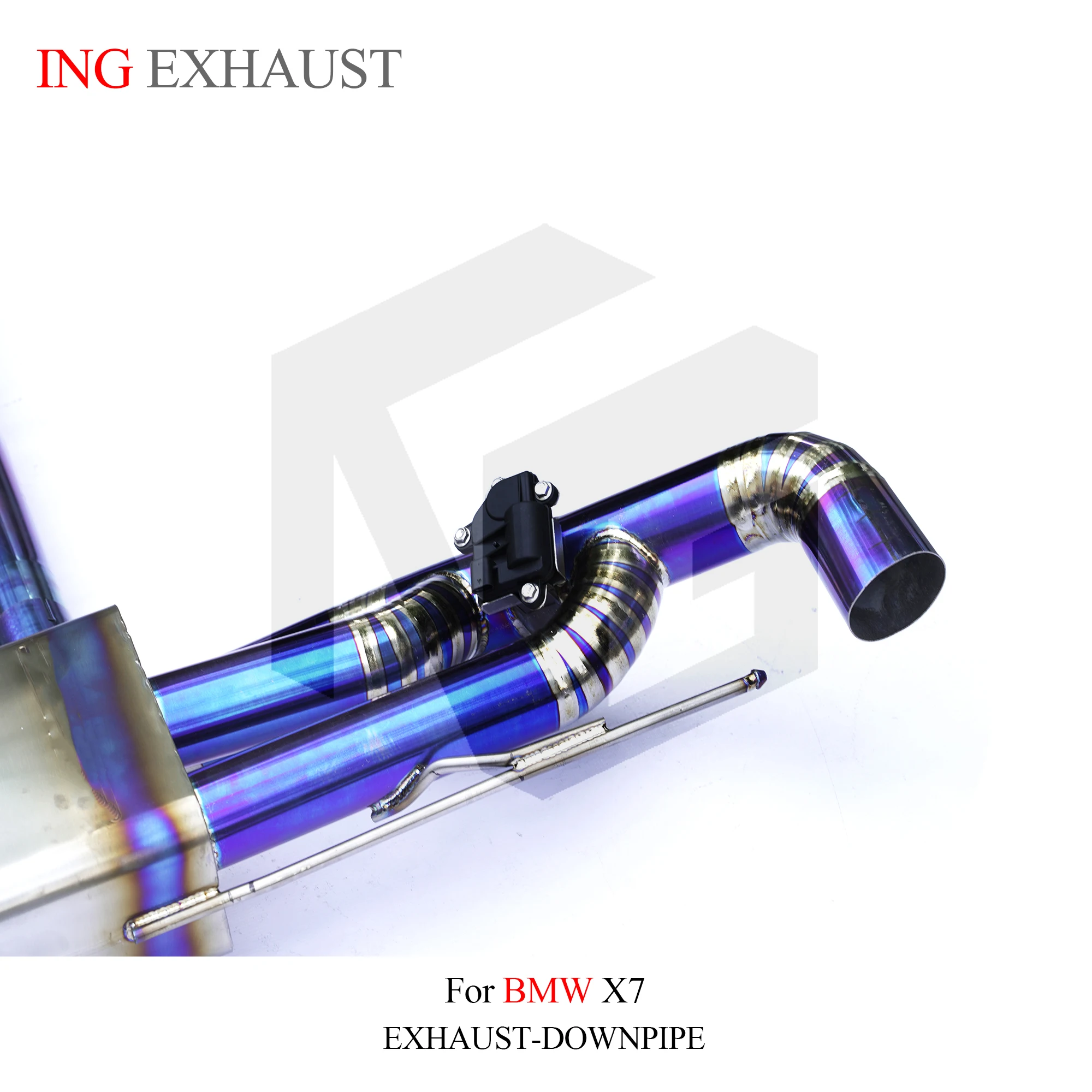 ING Silenciador de válvula de aleación de titanio Catback para BMW X7 G07 3.0T Sistema de escape de rendimiento - imagen 5