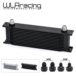 Enfriador de aceite WLR Racing universal de aluminio de 13 filas