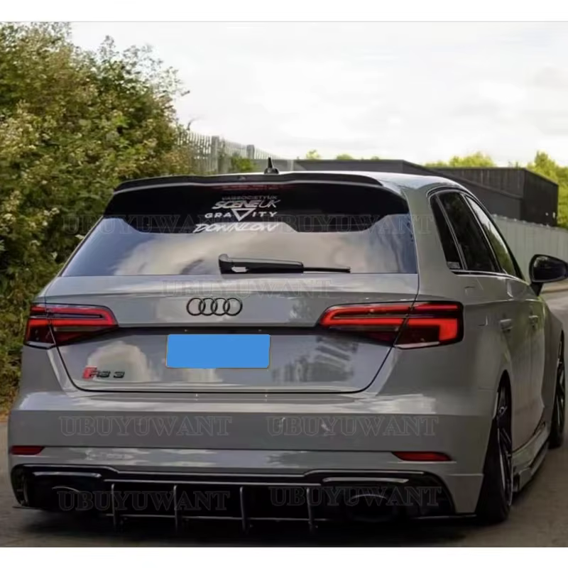 Labio de alerón trasero Audi A3/S3 2014-2020 en ABS - imagen 2