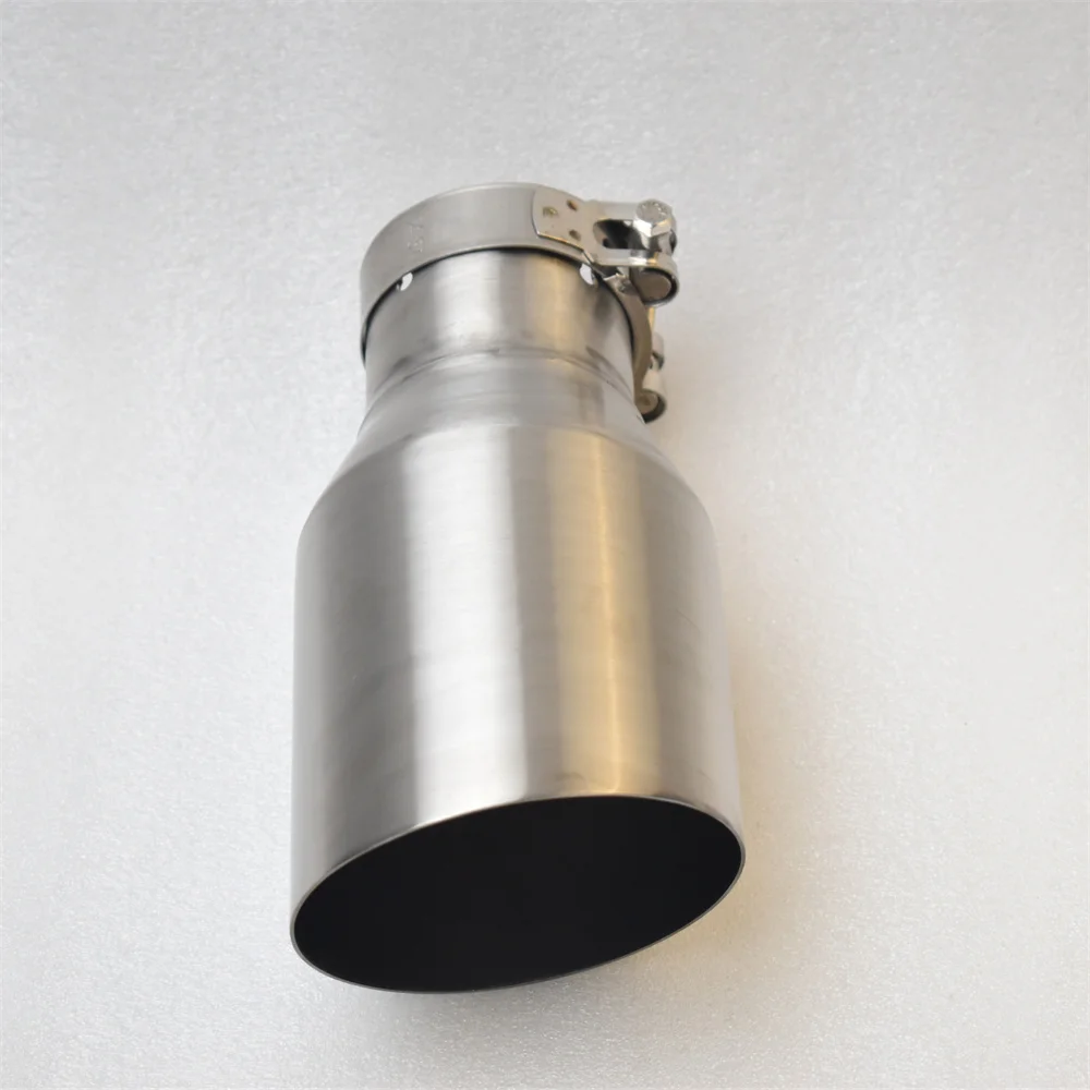 Embellecedor de Escape Universal Acero Inoxidable 304 Acabado Mate Cepillado - imagen 4