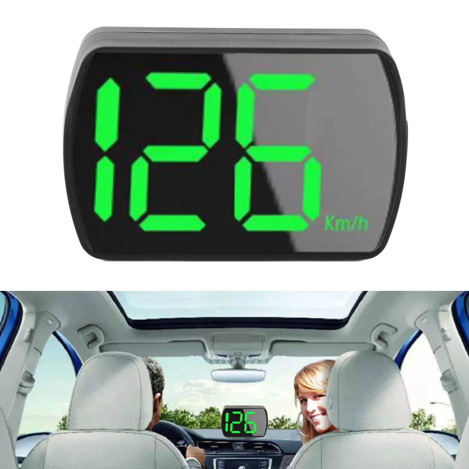 Puertos USB y Type-C del velocímetro HUD