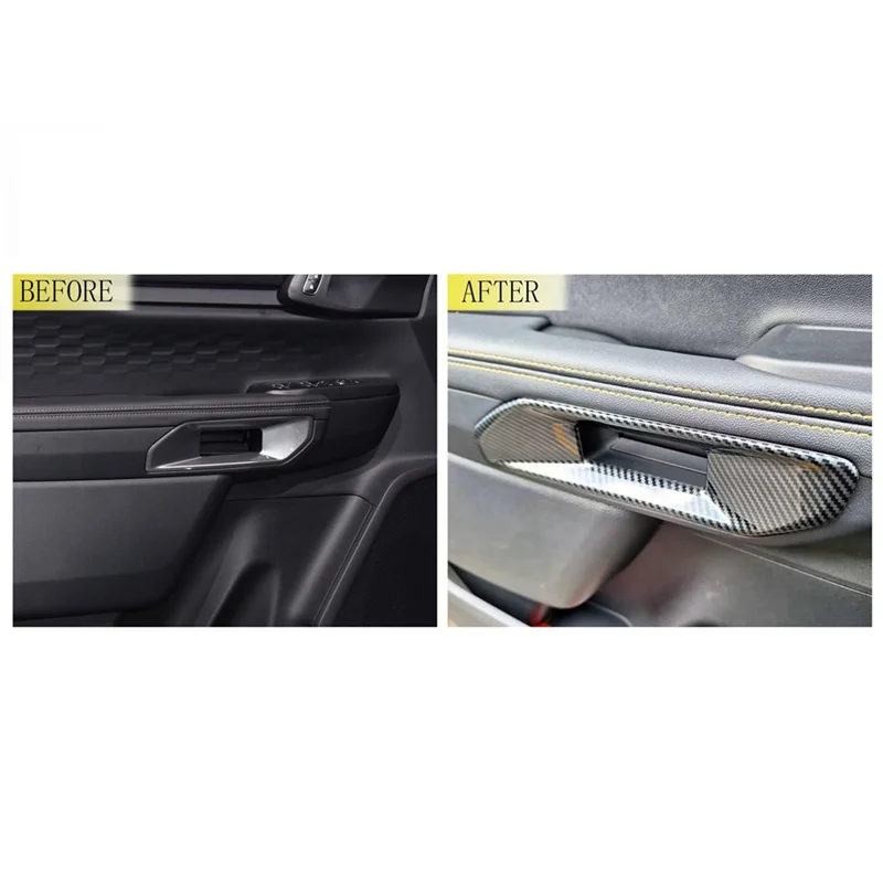 Embellecedor tirador puerta ABS carbono – Ford Ranger 2023-2024 - imagen 2