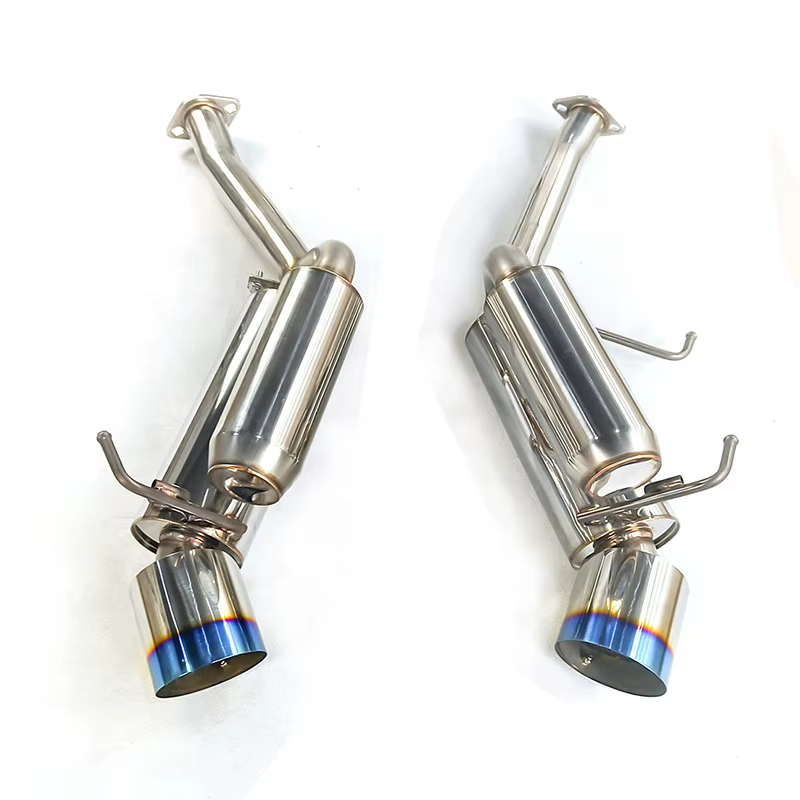 Escape catback doble punta quemada 4.5" – Nissan 350Z Z33 V35 - imagen 5