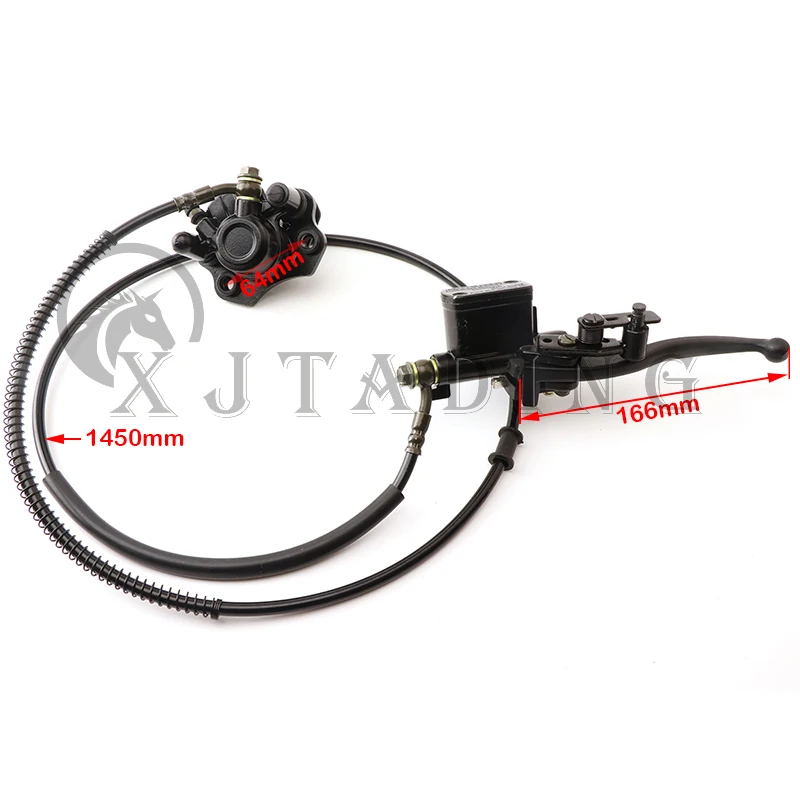 Eje trasero completo de 100/85/65/60cm, buje de 78MM x 3 tachuelas con freno de disco hidráulico, Piñón 37T para Go Karts ATV Quad Dirt Bike parts - imagen 4
