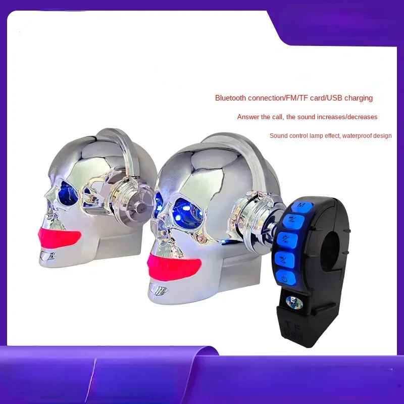 Altavoz Bluetooth para moto impermeable con manos libres 12V - imagen 2
