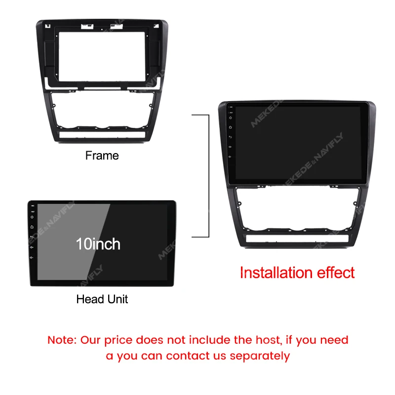 Panel multimedia MEKEDE para Skoda Octavia 2008-2013 - imagen 5