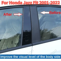 Cubierta poste pilar efecto espejo PC Honda Jazz Fit 2001-2022