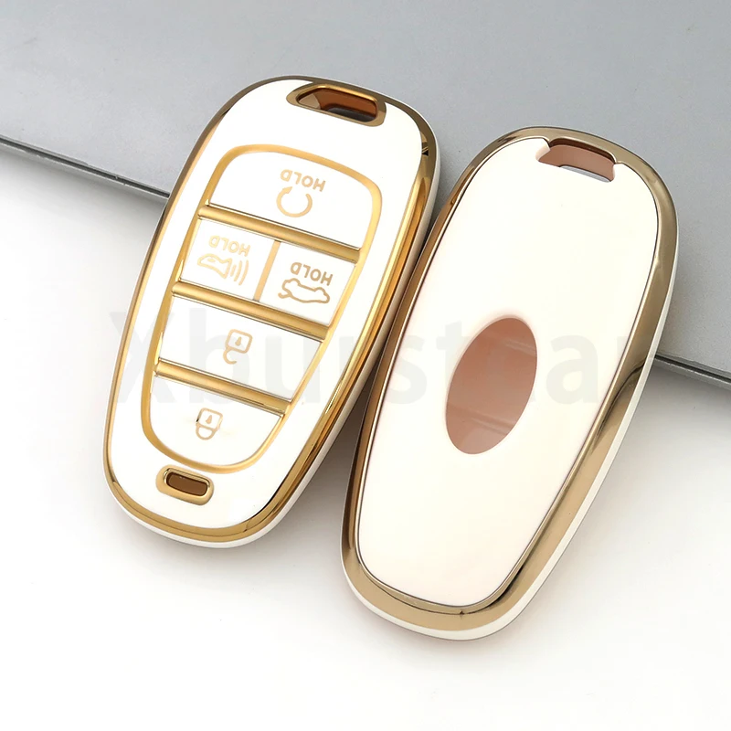 Funda de TPU para llave Hyundai Sonata, Santa Fe, Tucson e Ioniq - imagen 3