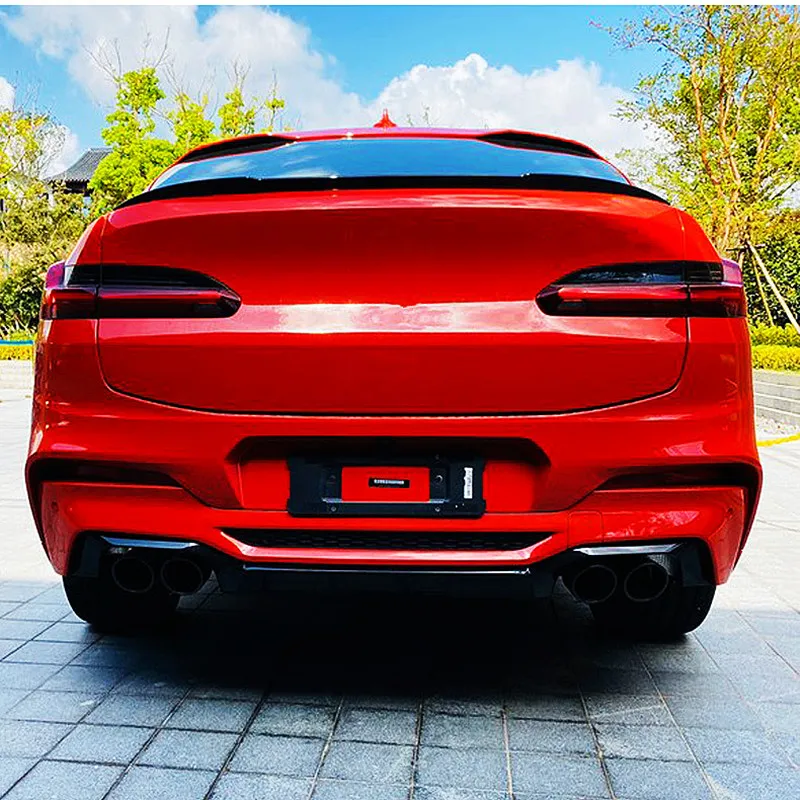 Alerón trasero negro efecto carbono BMW X4 G02 M Performance - imagen 3