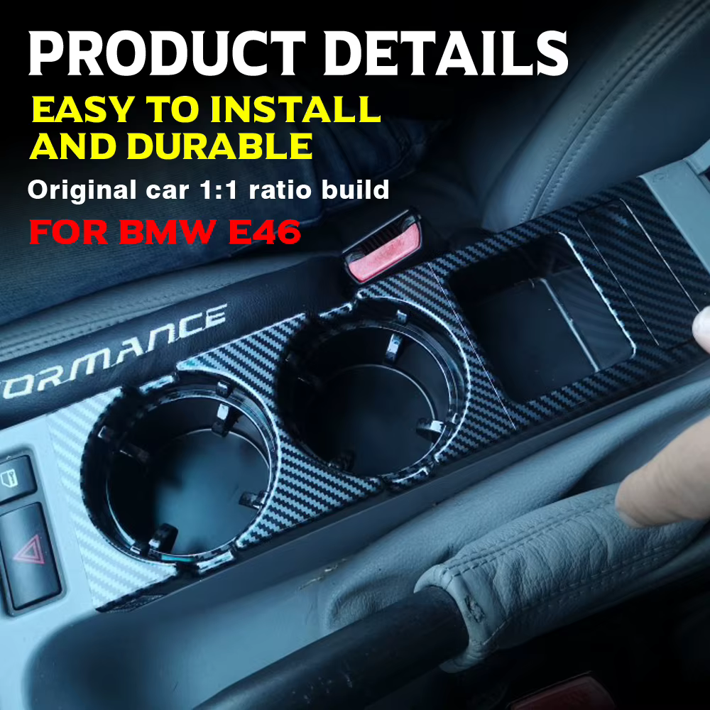 51168217953 Portavasos de consola central BMW E46 1999-2006 - imagen 3