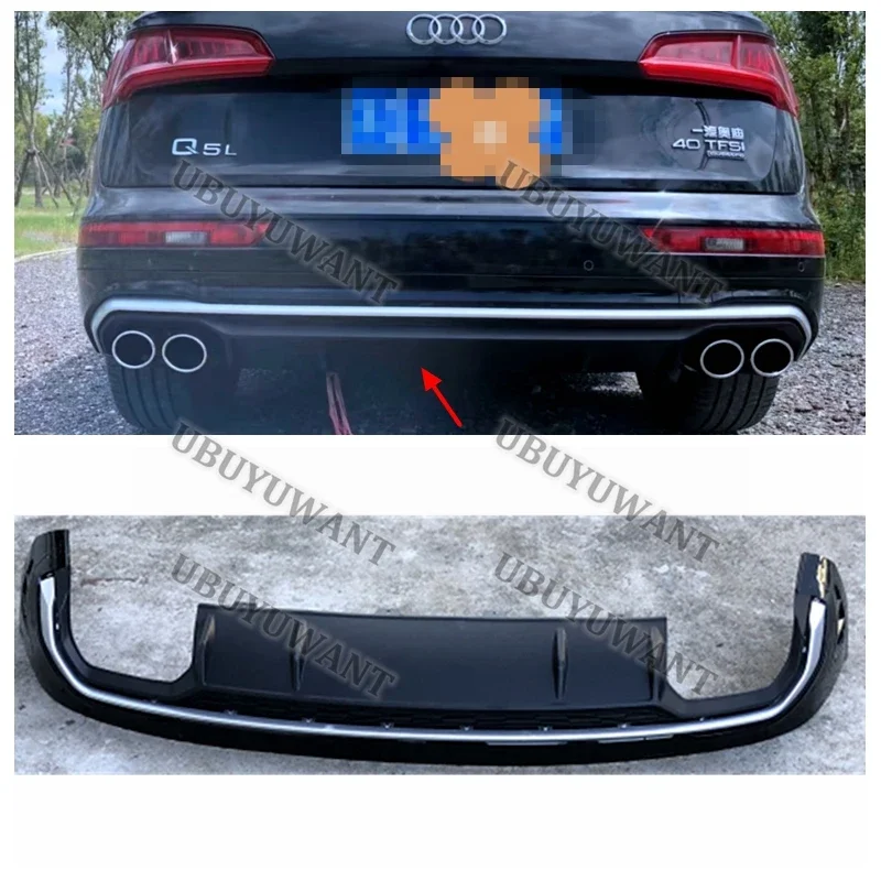 Difusor trasero con alerón divisor para Audi Q5L 2018-2022 - imagen 2