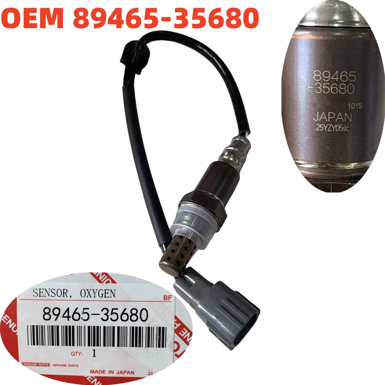 Sonda Lambda OEM 89465-35680 – Toyota FJ Cruiser, Hilux y Prado
