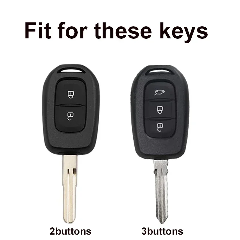 TPU Shell Fob For Renault Kwid Traffic Symbol For Dacia Sandero Logan Duster Car Remote Key Cover Case Key Protector Holder - imagen 2