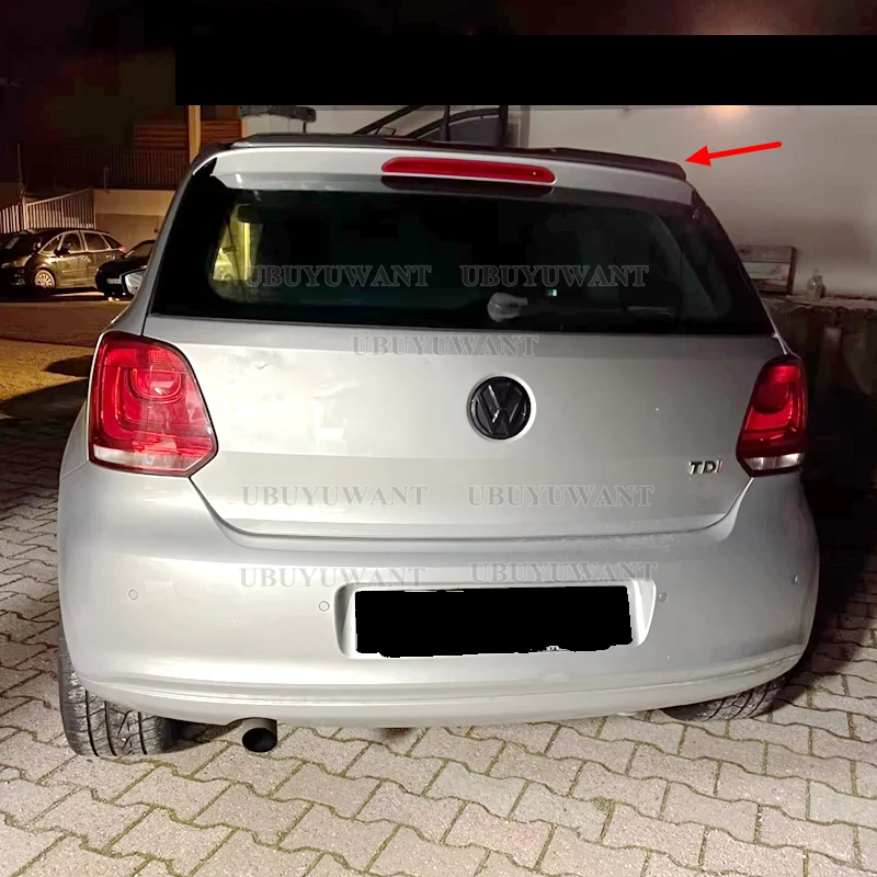 Alerón trasero ABS VW Polo Mk5 GTI R-Line 6R - imagen 2