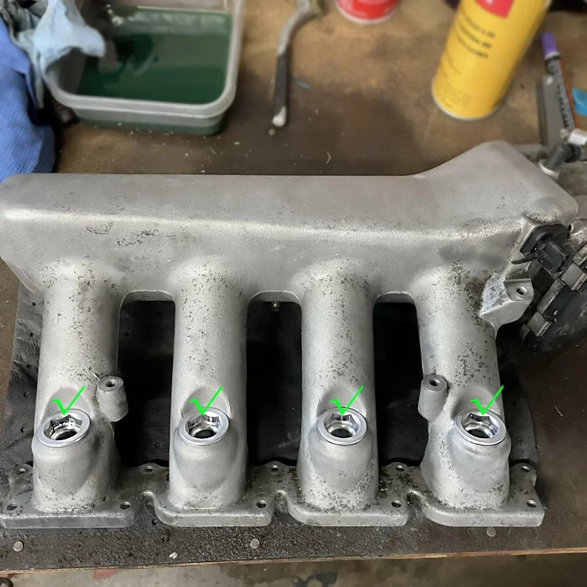 Casquillo de inyector de aluminio para Skoda Octavia I 1.8T - imagen 5