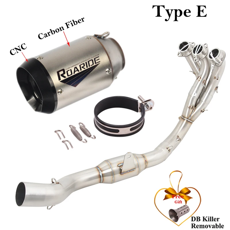 DB killer de escape de carbono Yamaha MT-09 2021-2023 - imagen 5