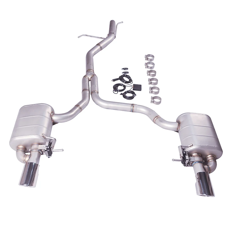 Escape cat-back con válvula regulable para Audi Q5 2.0 T (2009-2016) - imagen 4