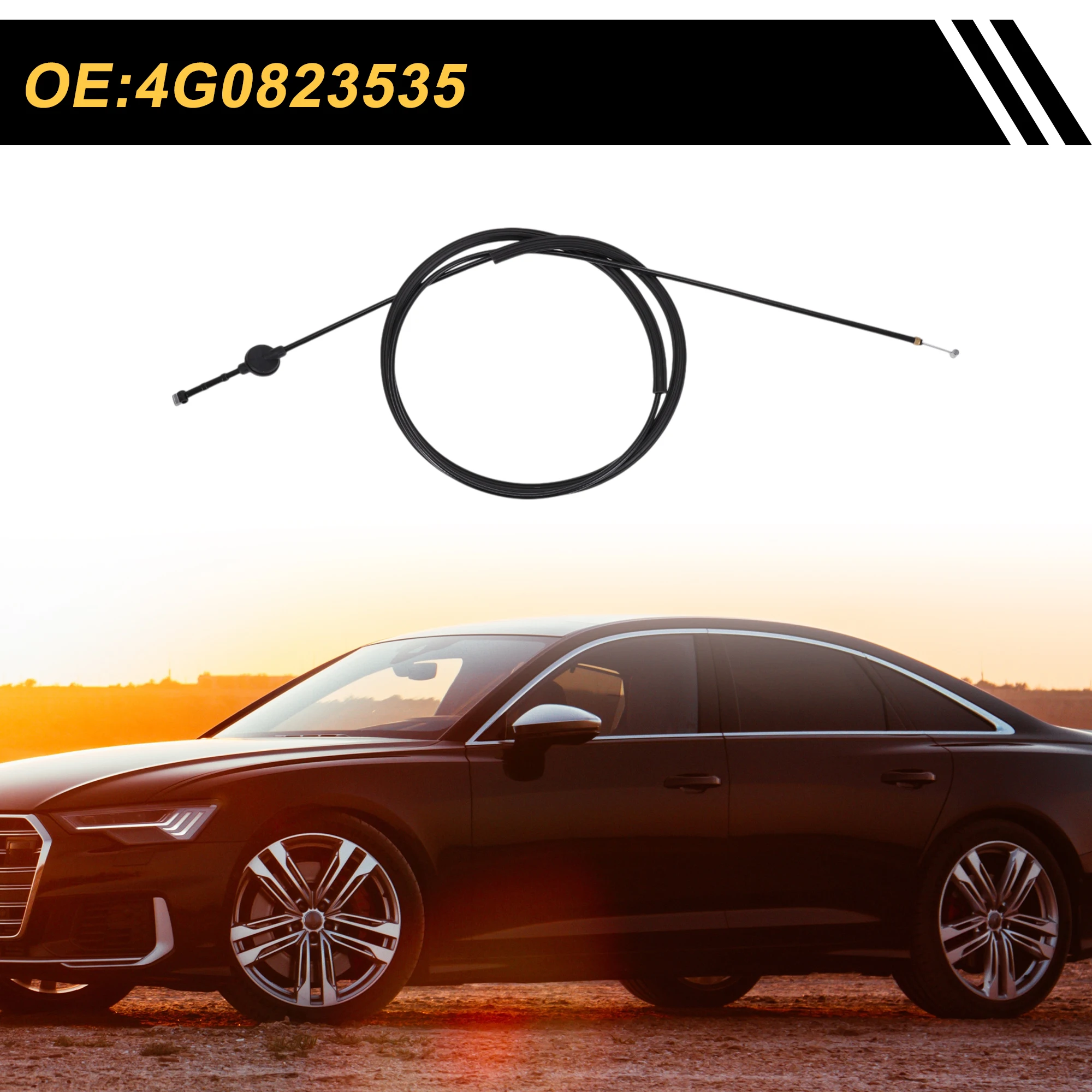 Cable apertura capó UXCELL 4G0823535 – Audi A6 Quattro 2011-2018 - imagen 2