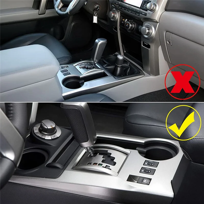 Embellecedor de consola de cambio Toyota 4Runner, ABS efecto carbono - imagen 5