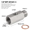 1-8NPT M16X1.5