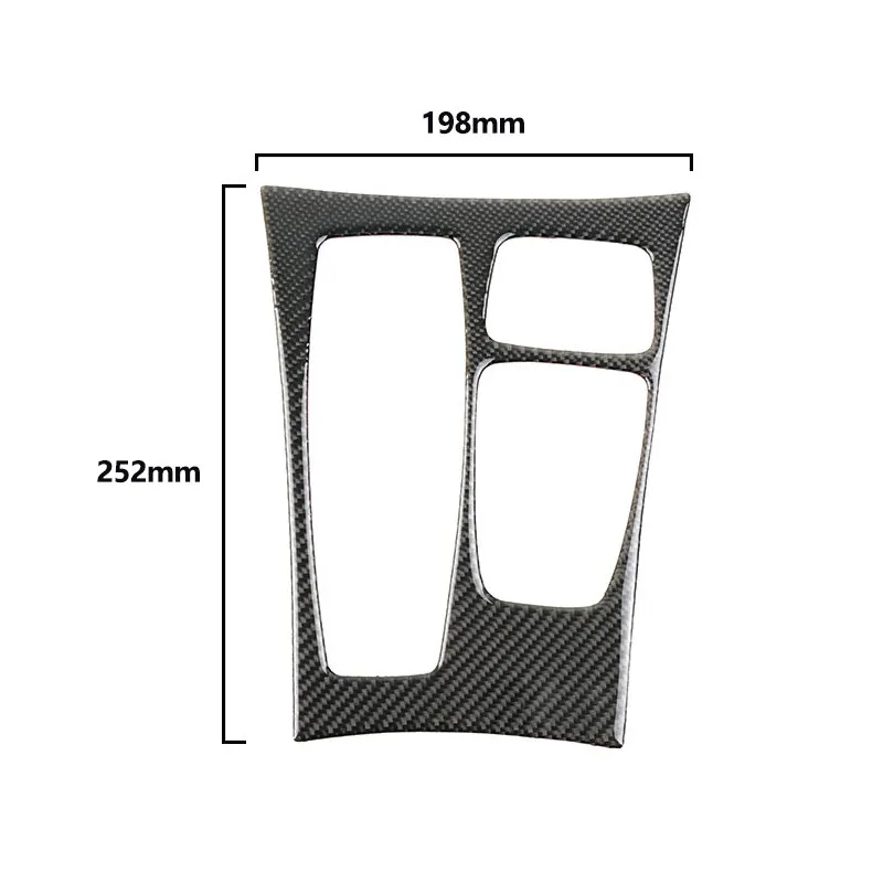 Embellecedor palanca de cambios fibra de carbono BMW X5 E70 y X6 E71 - imagen 5