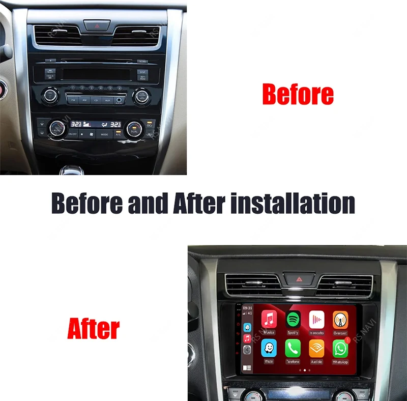 Autorradio multimedia RSNAVI para Nissan Teana