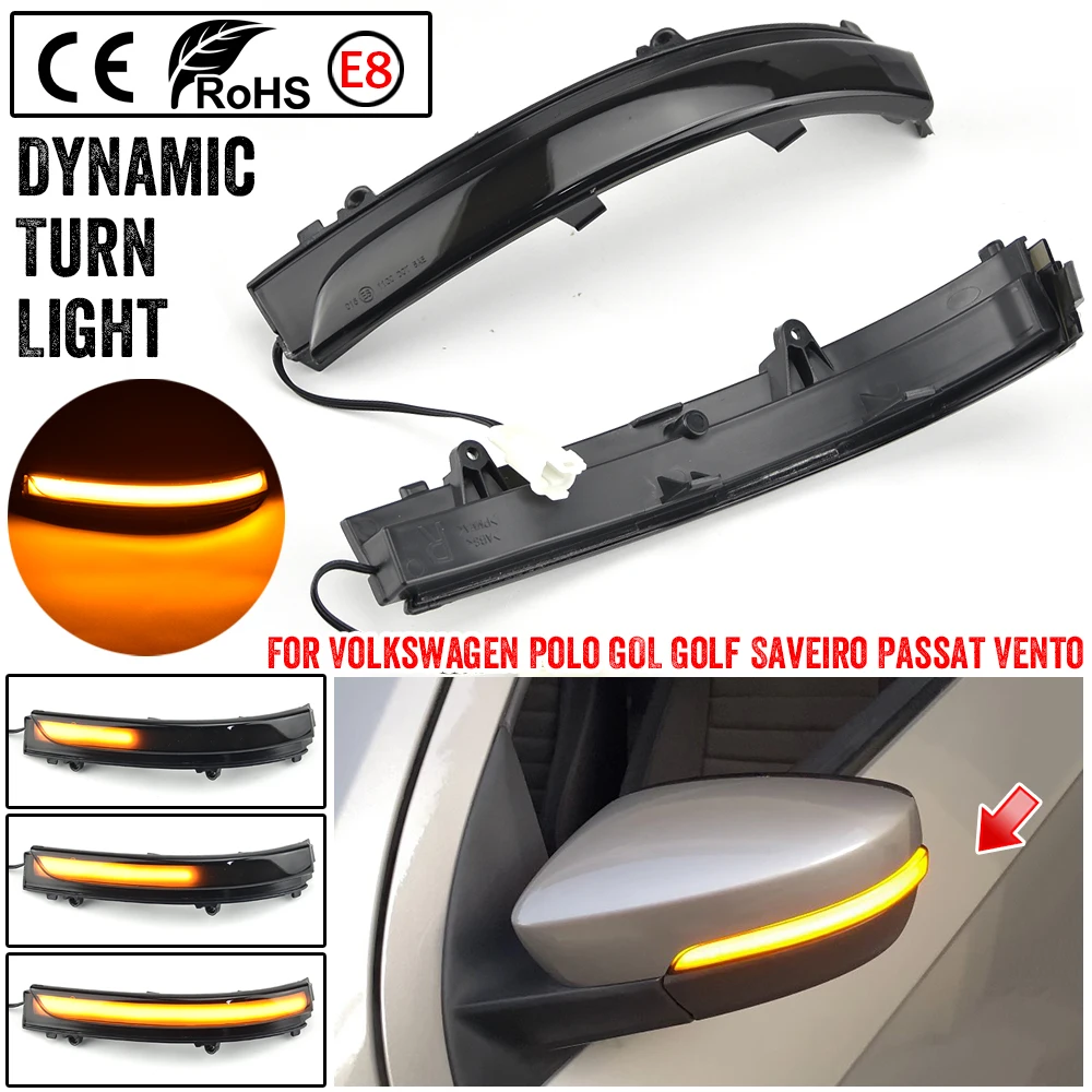 Intermitente Dinámico LED Espejo Retrovisor – VW Jetta 6, Passat B7