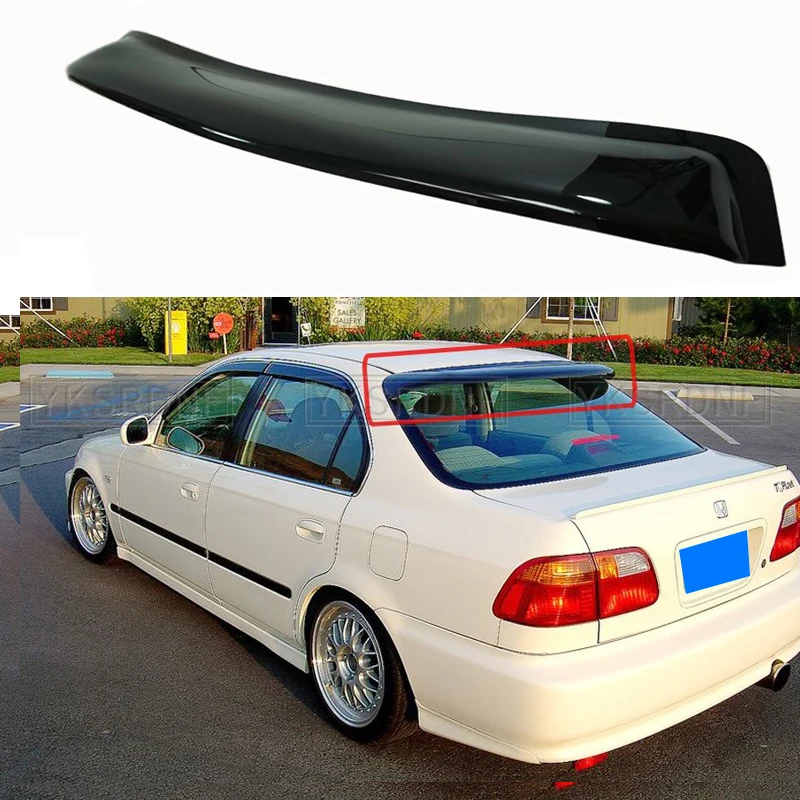 Alerón de techo acrílico para Honda Civic EK3 1996-2000 - imagen 3