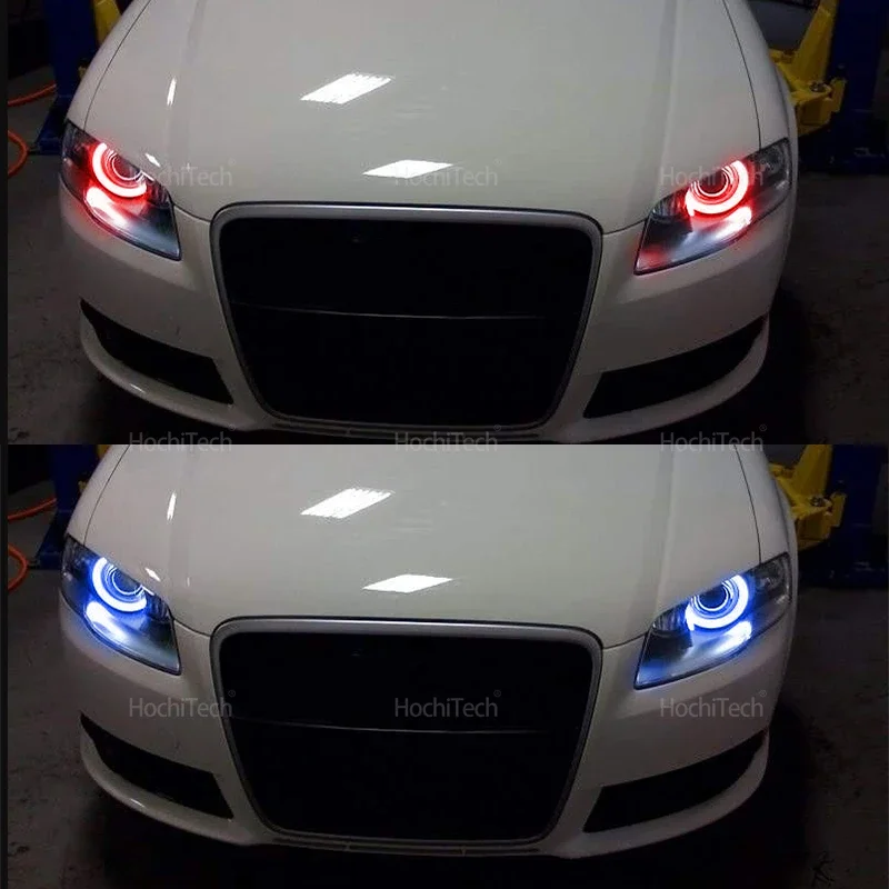 Kit LED diurno RGB para Audi A4 B7 – 16 colores y 4 modos flash - imagen 5