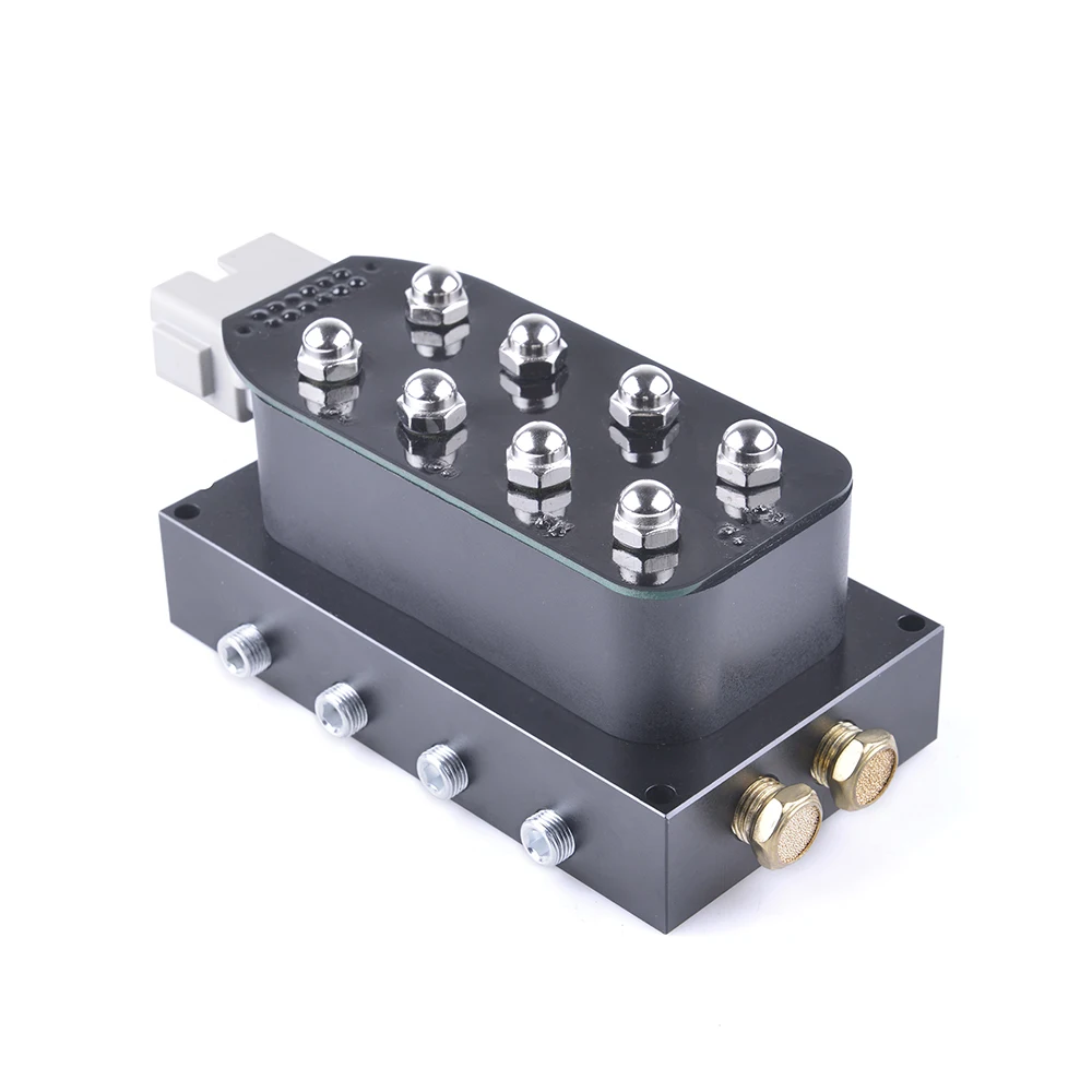 Válvula colectora suspensión neumática 8 vías con solenoide 12V - imagen 5